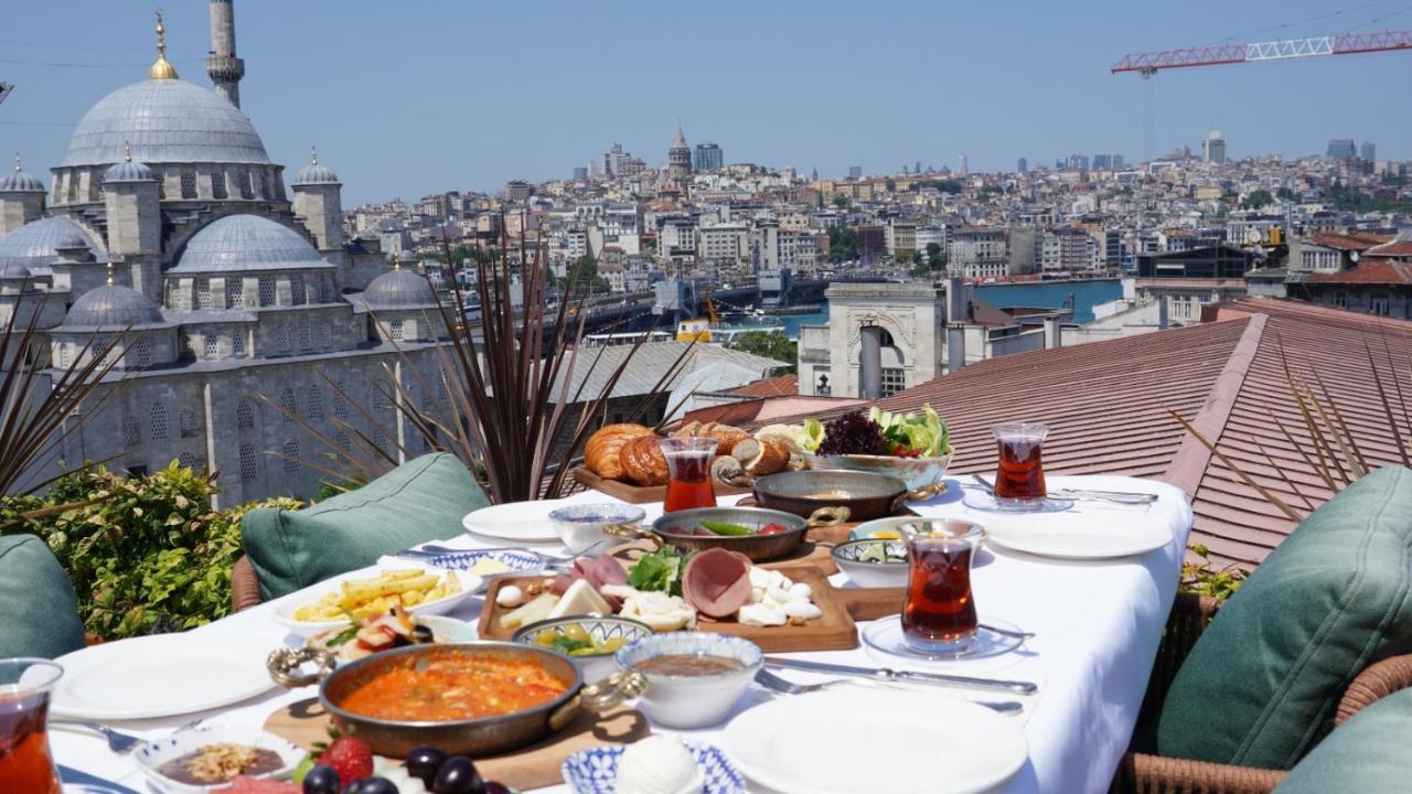Cronton Design Hotel Istambul Exterior foto Turkish breakfast